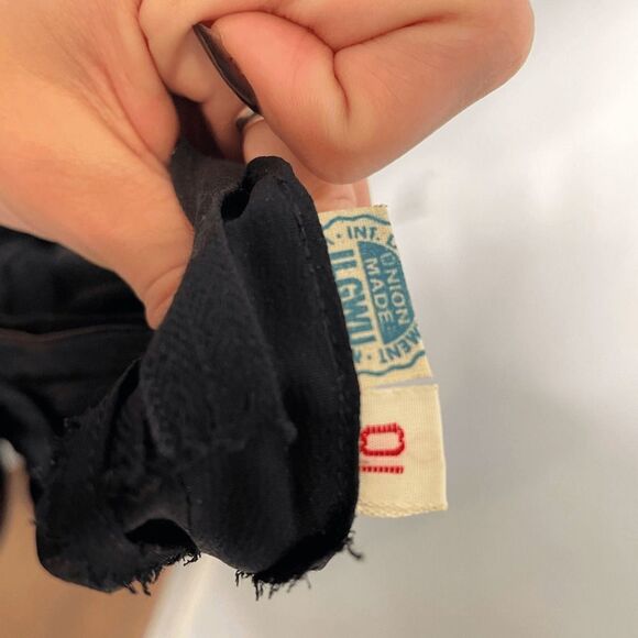 Vintage 1960s Bill Blass for Maurice Rentner Ostrich Lace Cocktail Dress - Picture 9 of 9